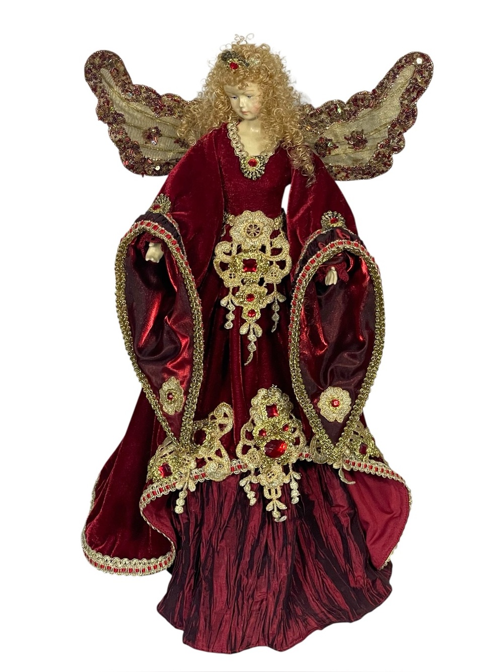 Retired Katherine’s Collection Journey Angel Tree Topper Wayne Kleski Signed 20”